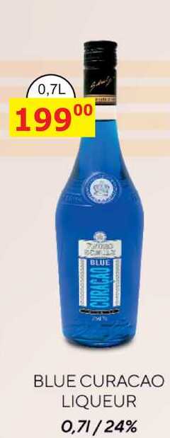 BLUE CURACAO LIQUEUR 0,7L/24% 