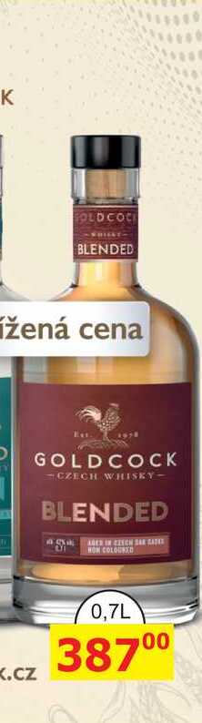 Gold Cock Blended 0,7l 42%