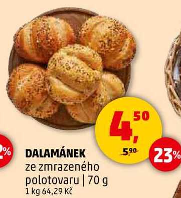 DALAMÁNEK ze zmrazeného polotovaru, 70 g