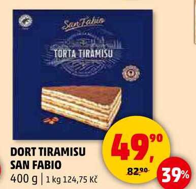 DORT TIRAMISU SAN FABIO, 400 g 