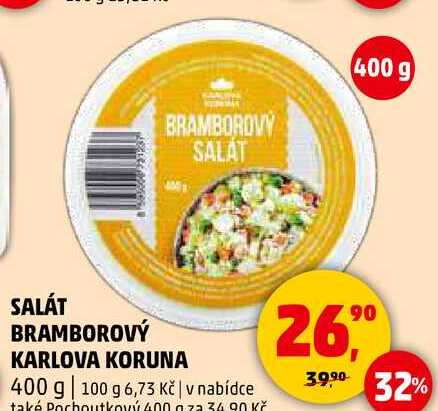 SALÁT BRAMBOROVÝ KARLOVA KORUNA, 400 g 