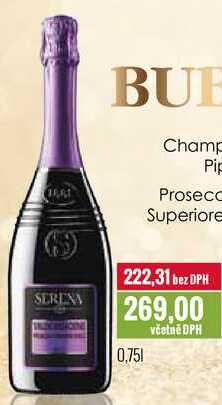 Prosecco Valdobbiadene Superiore DOCG brut Serena 0,75l