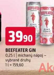 Beefeater gin 0,25l míchaný nápoj vybrané druhy 