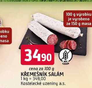 Křemešník salám 100g