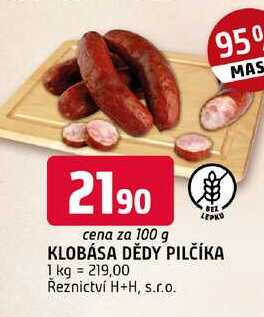 Klobása děsy pilčíka 100g