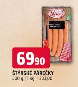 Štýrské párečky 300 g