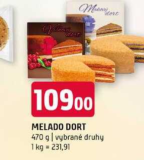 Melado dort 470 g vybrané druhy 