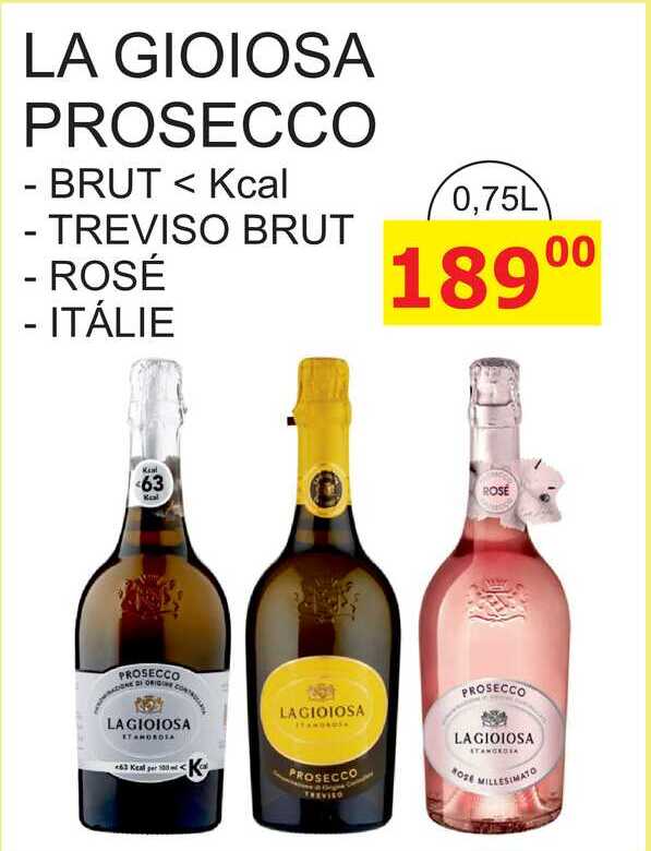 LA GIOIOSA PROSECCO 0,75l