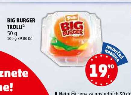 BIG BURGER TROLLI, 50 g  