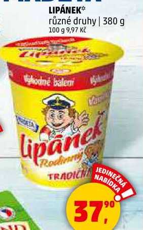 LIPÁNEK různé druhy, 380 g