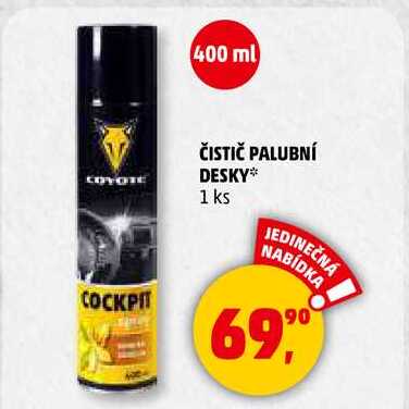 ČISTIČ PALUBNÍ DESKY, 1 ks  