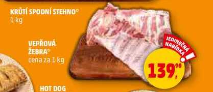 VEPŘOVÁ ŽEBRA, 1 kg