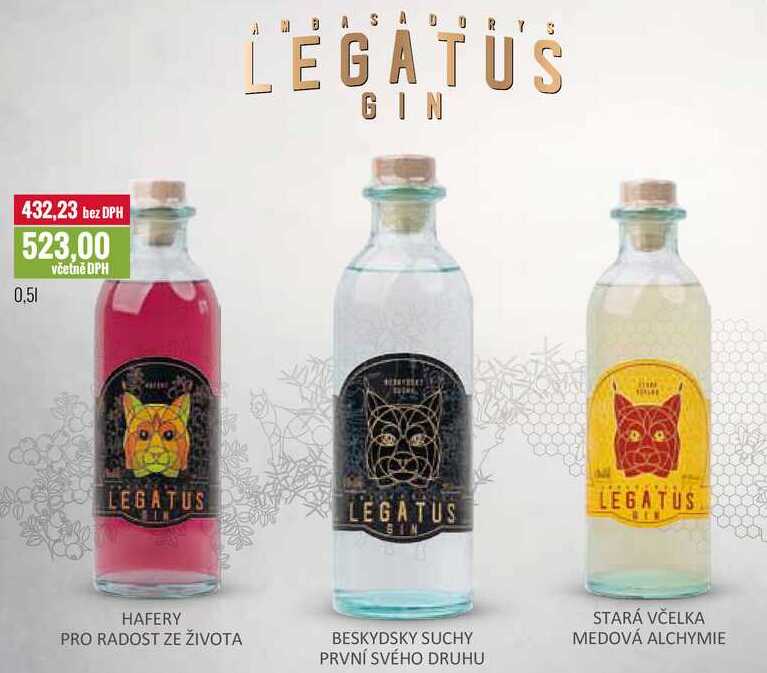 LEGATUS GIN 0,5l
