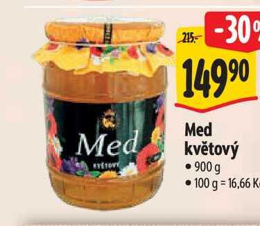  Med květový  900 g  