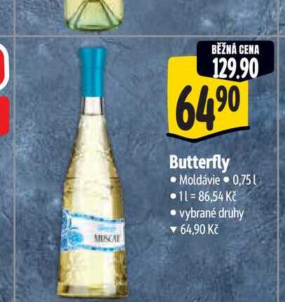   Butterfly 0,75 l