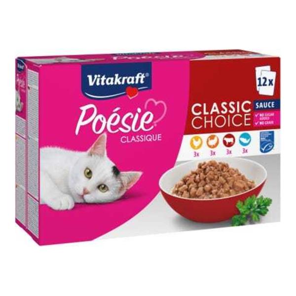 Vitakraft Poésie Classique Sauce mix pro kočky 12x85g