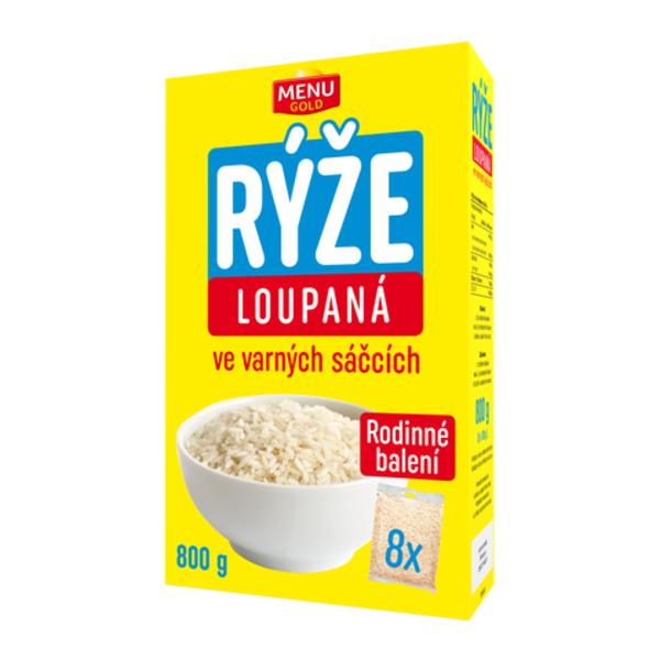 Menu Gold Rýže loupaná ve varných sáčcích 8x100g