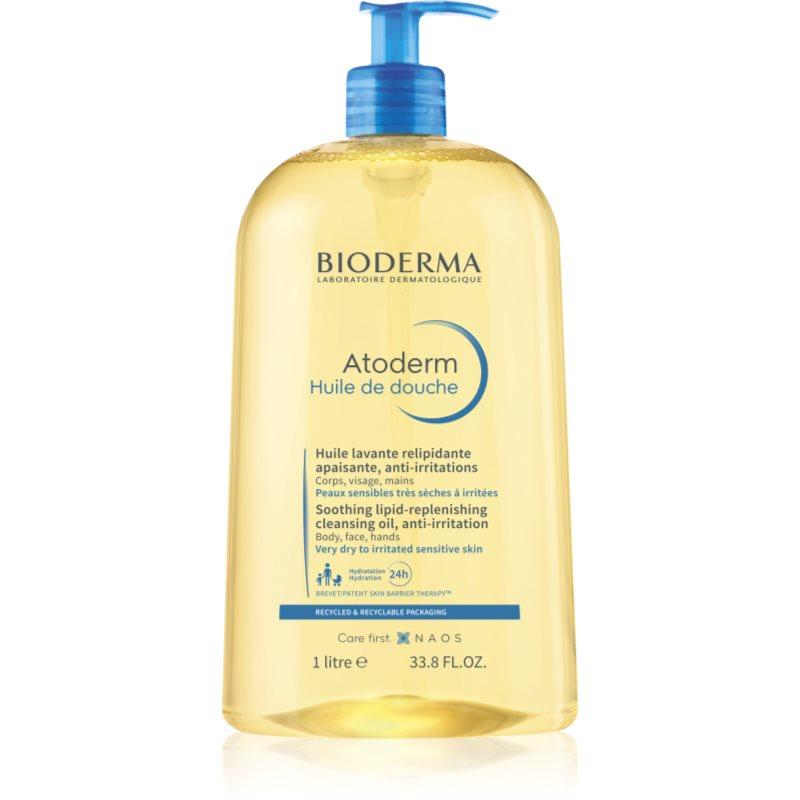 Bioderma Atoderm Sprchový Olej vysoce výživný zklidňující sprchový olej pro suchou a podrážděnou pokožku 1000 ml