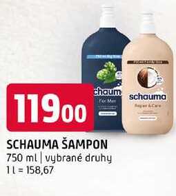 Schauma šampon na vlasy 750ml, různé druhy