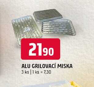 Alu grilovací miska 3 ks 