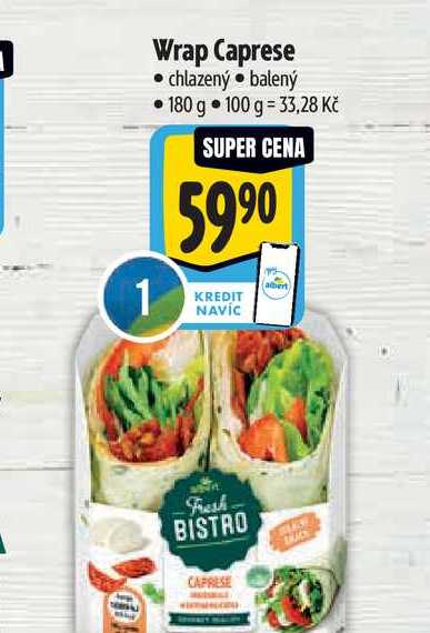 Wrap Caprese 180 g 