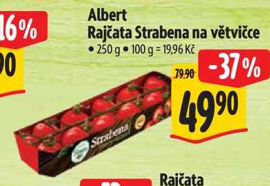 Albert Rajčata Strabena na větvičce, 250 g 