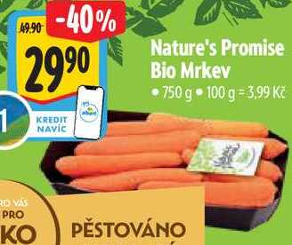 Nature's Promise Bio Mrkev, 750 g 