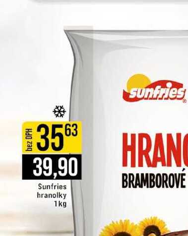 Sunfries hranolky 1kg