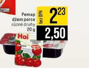 Pemap džem porce různé druhy 20 g 