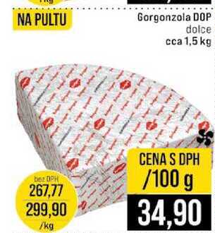 Gorgonzola DOP dolce cca 1,5 kg 