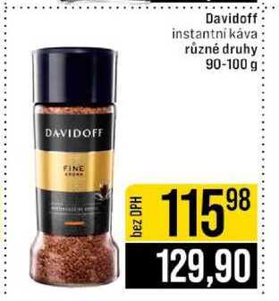 Davidoff instantní káva různé druhy 90-100 g