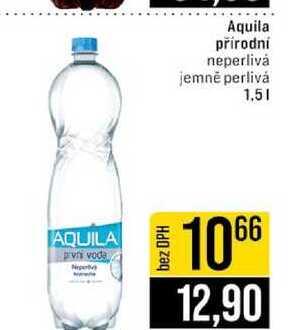 Aquila přírodní neperlivá jemně perlivá 1,5l