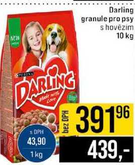 Darling granule pro psy s hovězím 10 kg 
