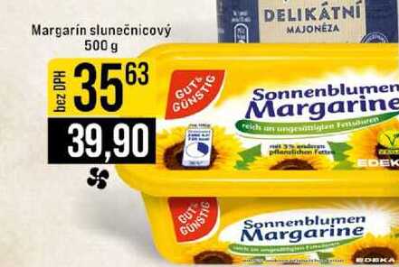 Margarin slunečnicový 500 g  v akci