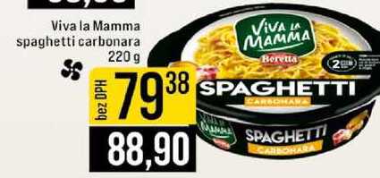 Viva la Mamma spaghetti carbonara 220 g 