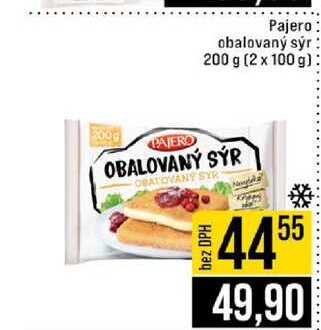 Pajero obalovaný sýr 200 g (2 x 100 g)