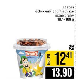 Kostíci ochucený jogurt s dražé různé druhy 107-109 g