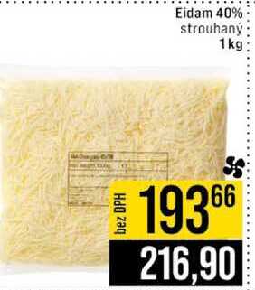 Eidam 40% strouhaný 1 kg 