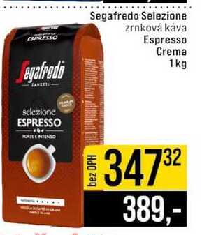 Segafredo Selezione zrnková káva Espresso Crema 1kg