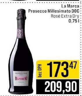 La Marca Prosecco Millesimato DOC Rose Extra Dry 0,75l