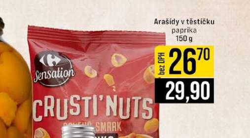 Arašídy v těstíčku paprika 150 g