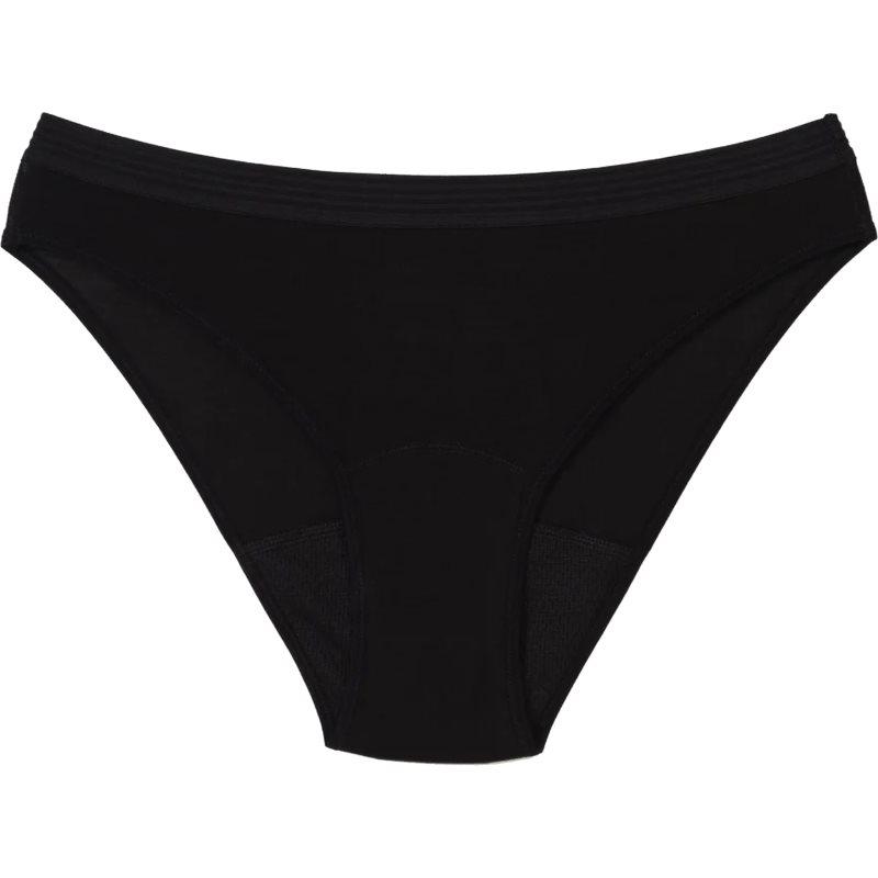 Snuggs Brief Tencel Lyocell Heavy Black menstruační kalhotky velikost S 1 ks