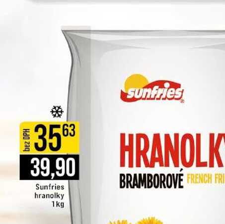 Sunfries hranolky 1kg