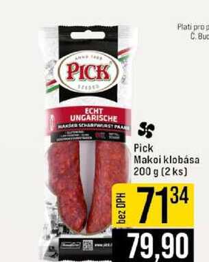 Pick Makoi klobása 200 g (2 ks) 