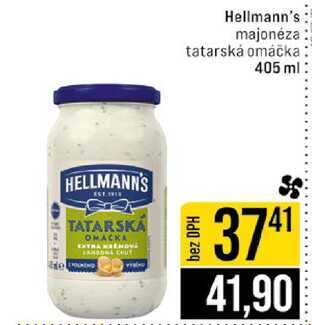 Hellmann's majonéza tatarská omáčka 405 ml