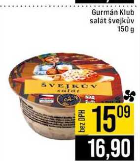 Gurmán Klub salát švejkův 150 g 