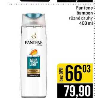 Pantene šampon různé druhy 400 ml 