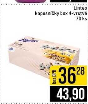 Linteo kapesničky box 4-vrstvé 70 ks 