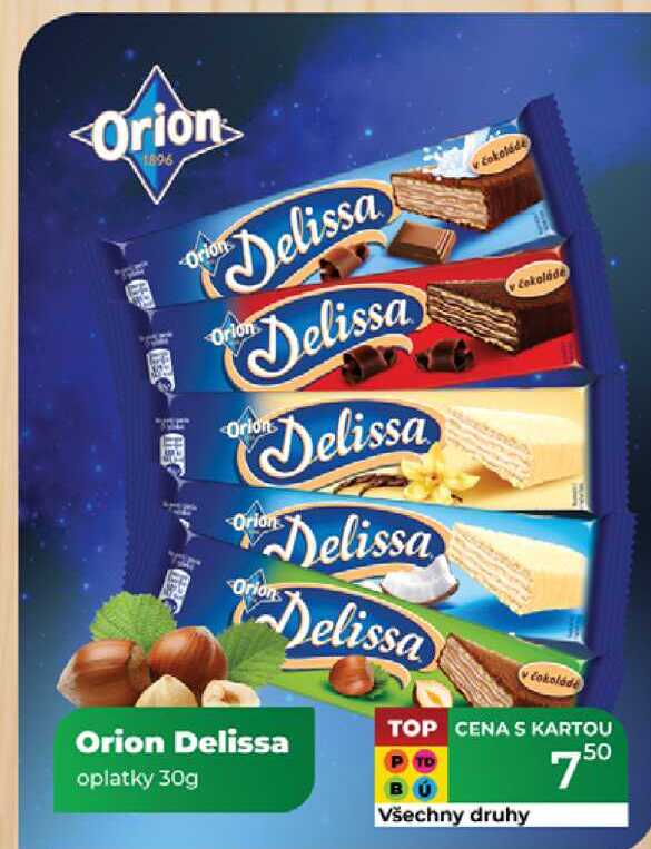 Orion Delissa oplatky 30g 