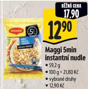 Maggi 5min instantní nudle, 59,2 g 